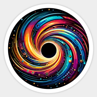 Black Hole (Singularity) Sticker